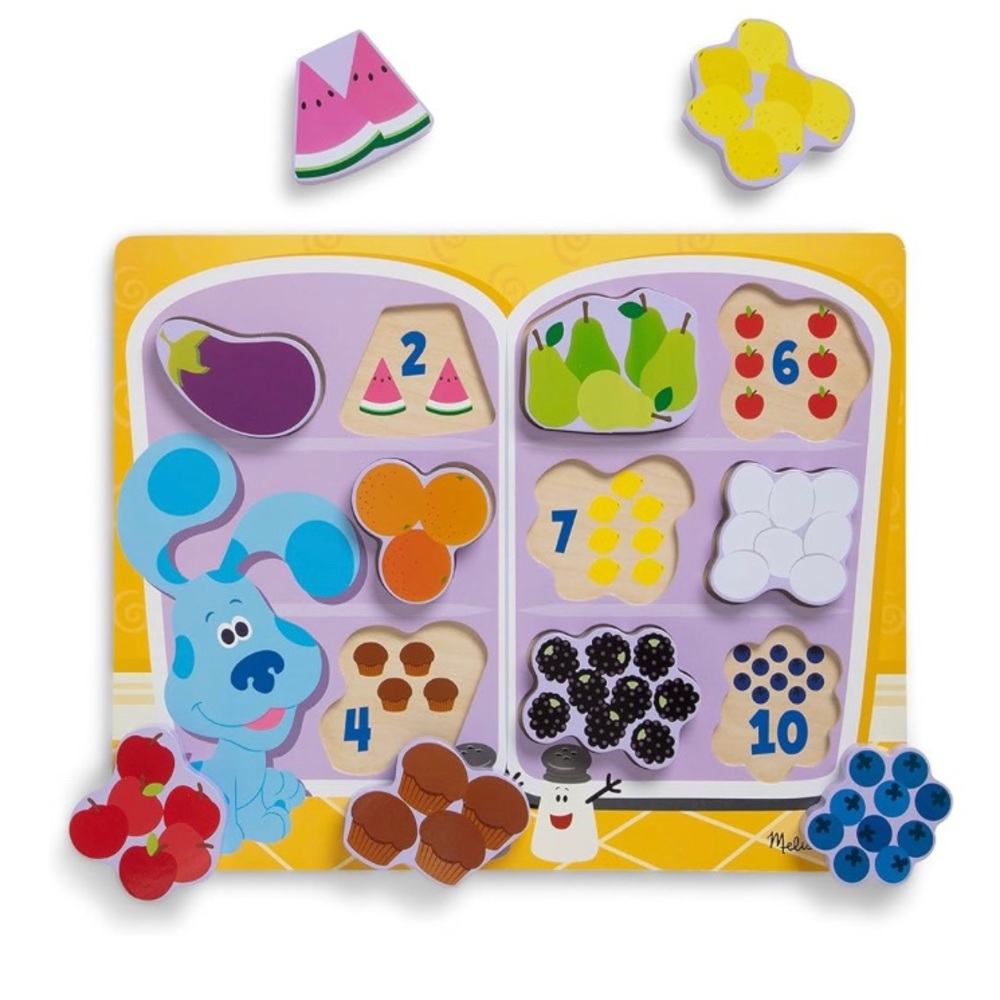Melissa & Doug Blue's Clues and You Wooden Chunky Puzzle